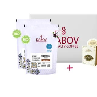 Coffee Box “Nicaragua Bio x 2” – Coffee Beans Nicaragua Bio Swiss Water Decaf + Gift