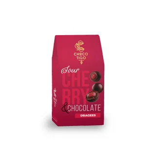 chocolate dragees CHERRY IN CHOCOLATE - paper box