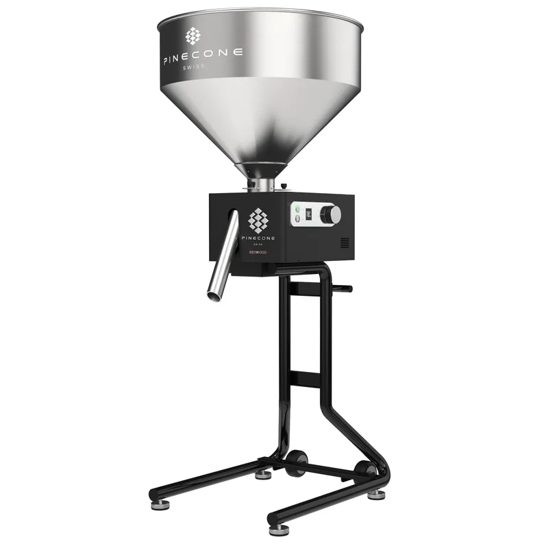 Pinecone Redwood Industrial Coffee Grinder — Image 1