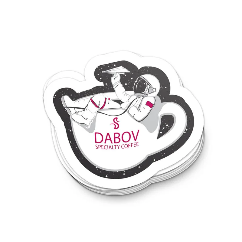 DABOV Astronaut Sticker