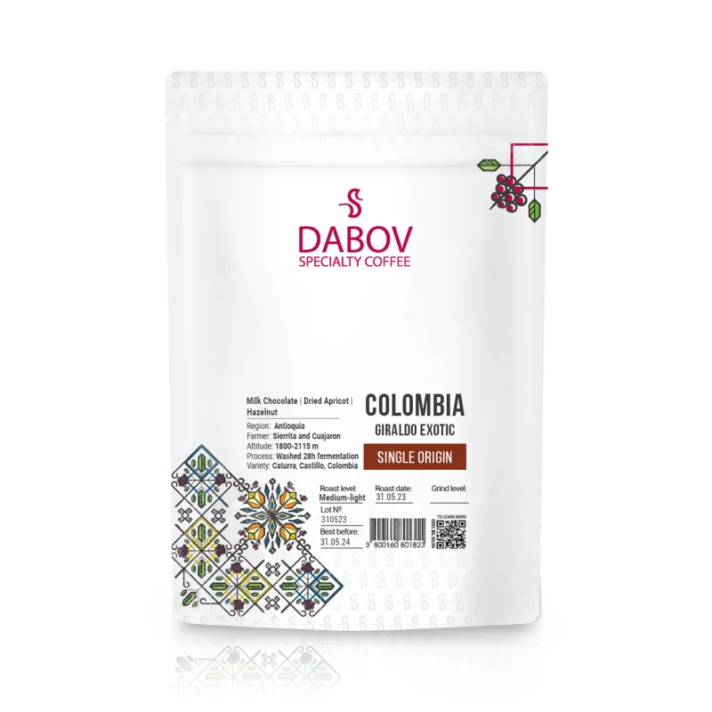Colombia Giraldo Exotic Single Origin Specialty Coffee Beans