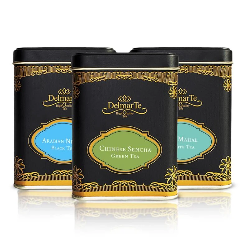 Floral Luxury Tea Box with 3 Teas — Image 1