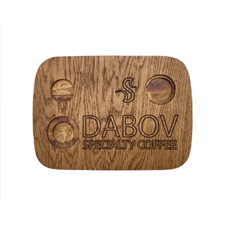 DABOV Specialty Coffee Wooden Plate
