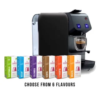SET CAPSULE COFFEE MACHINE NINA BASE + 330 COFFEE CAPSULES