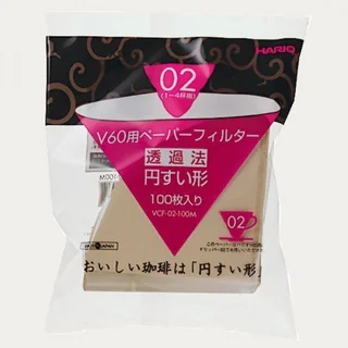 Filters V60 Misarashi – unbleached – 2 cups – Hario