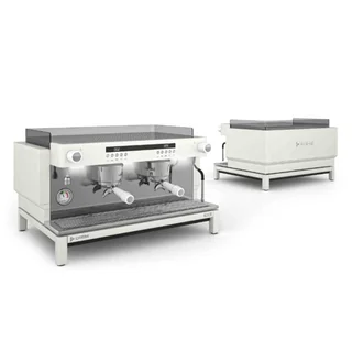 Coffee Machine EX3 2 GROUP DISPLAY STANDARD ALL WHITE