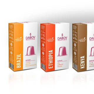 ‘Diverse’ Box By DABOV – Box of 60 NESPRESSO® Compatible Capsules