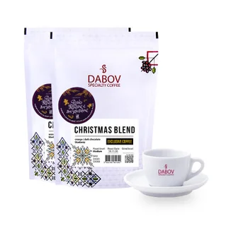 DABOV Merry Christmas – 2 coffees and 1 espresso cup