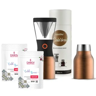 Set Portable Cold Brew Coffee Maker Asobu + House Blend Cold Brew x 2