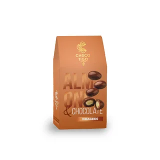 chocolate dragees ALMOND and CINNAMON - paper box