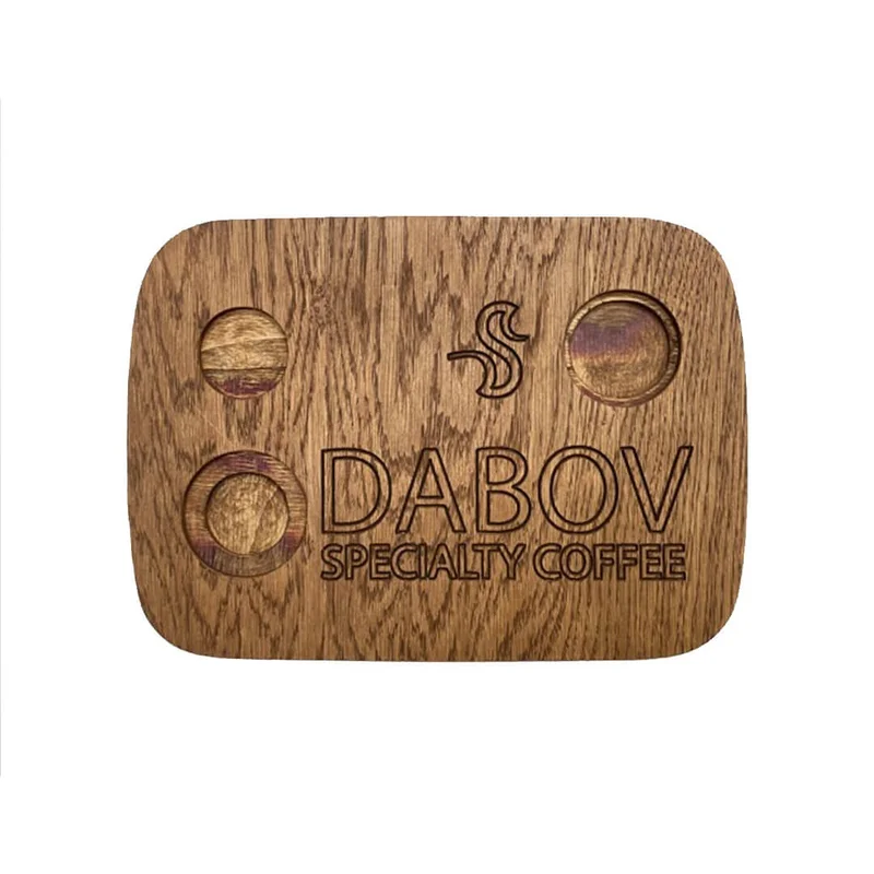 DABOV Specialty Coffee Wooden Plate