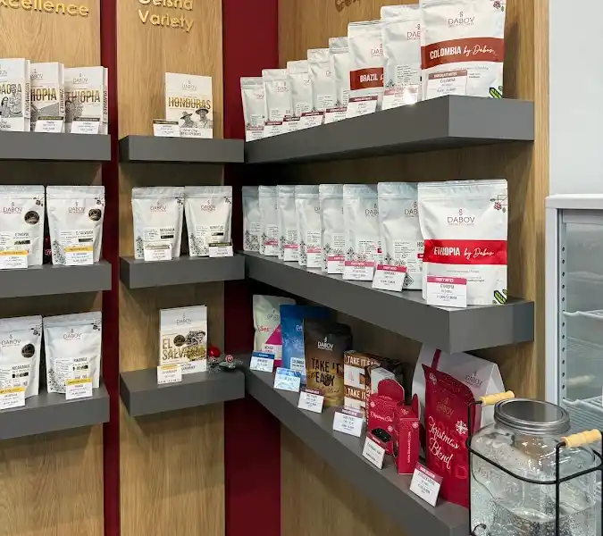 DABOV Specialty Coffee — Stamboliiski location interior, Sofia