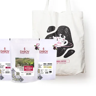 Coffee Box “BIO” with 3 Bio Coffees + Gift